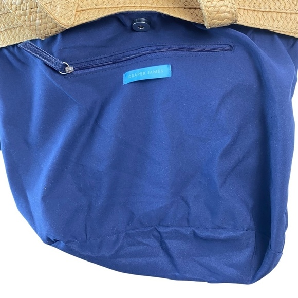 DRAPER JAMES - Straw Tote Bag Natural Color - Picture 7 of 11